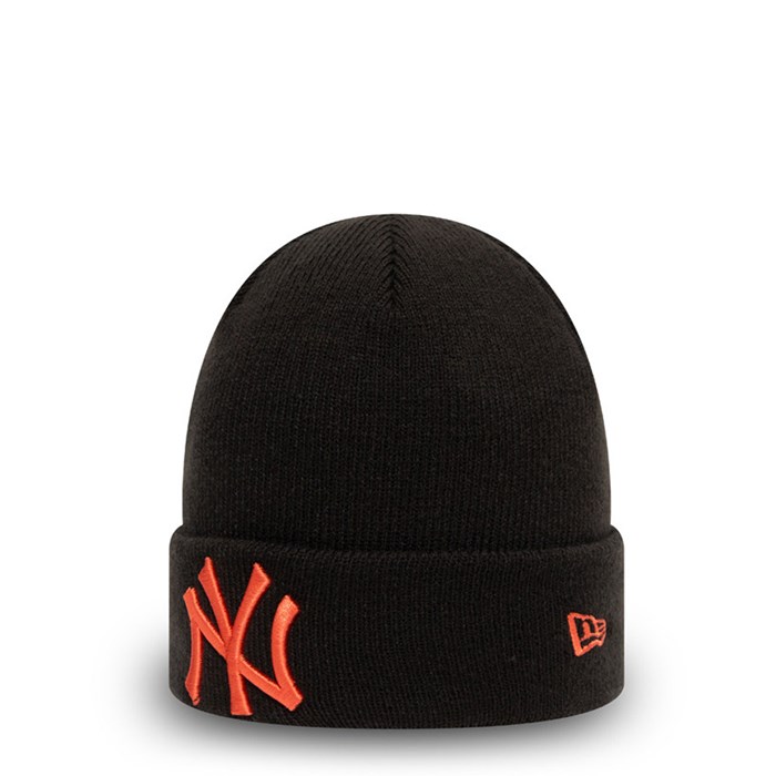 New York Yankees League Essential Lapset Cuff Pipohattu Mustat - New Era Lippikset Halpa hinta FI-623854